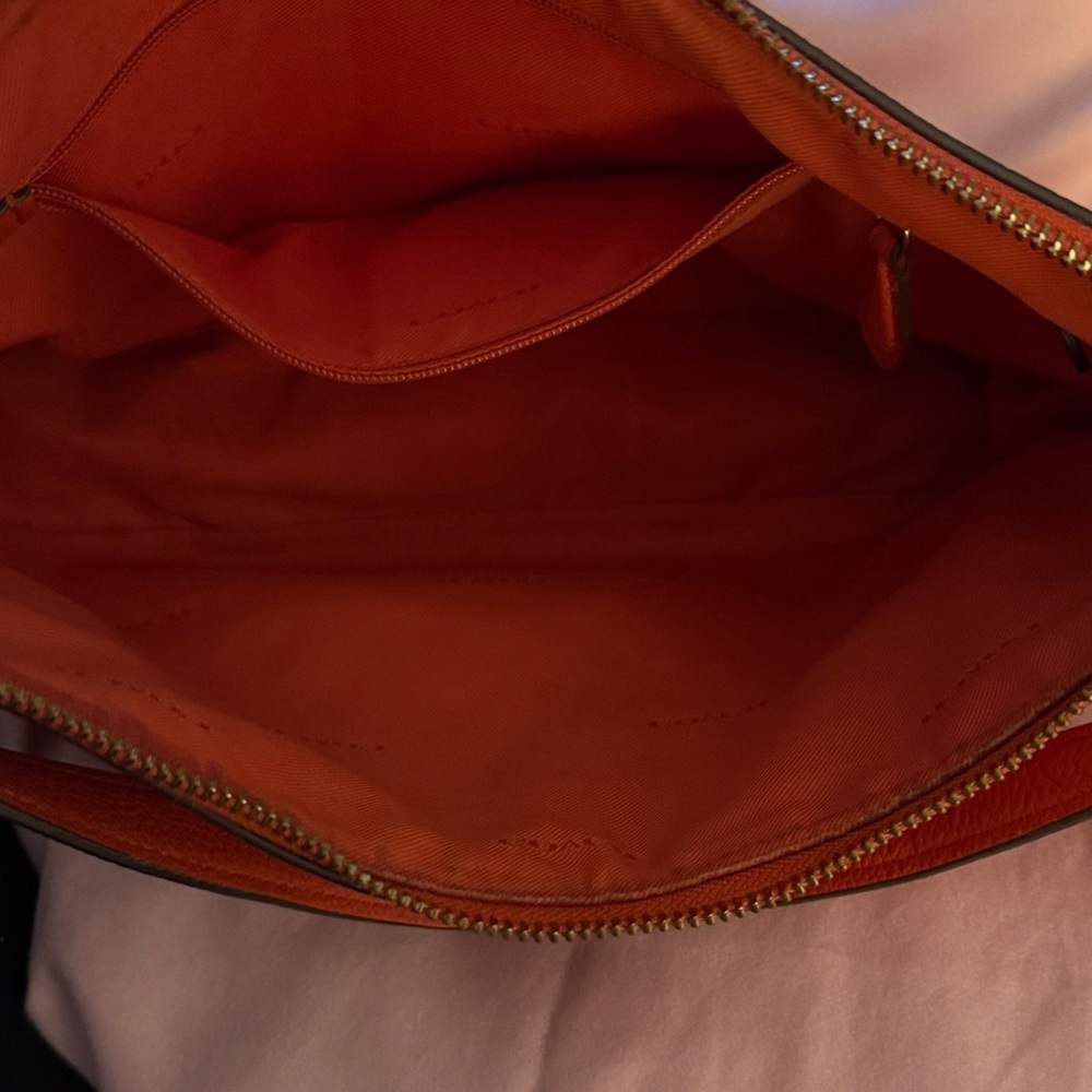 Coach Vibrant Orange Shoulder Bag - Picture 5 of 9